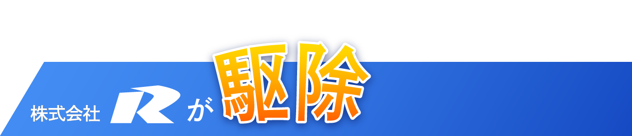 株式会社Rが完全駆除